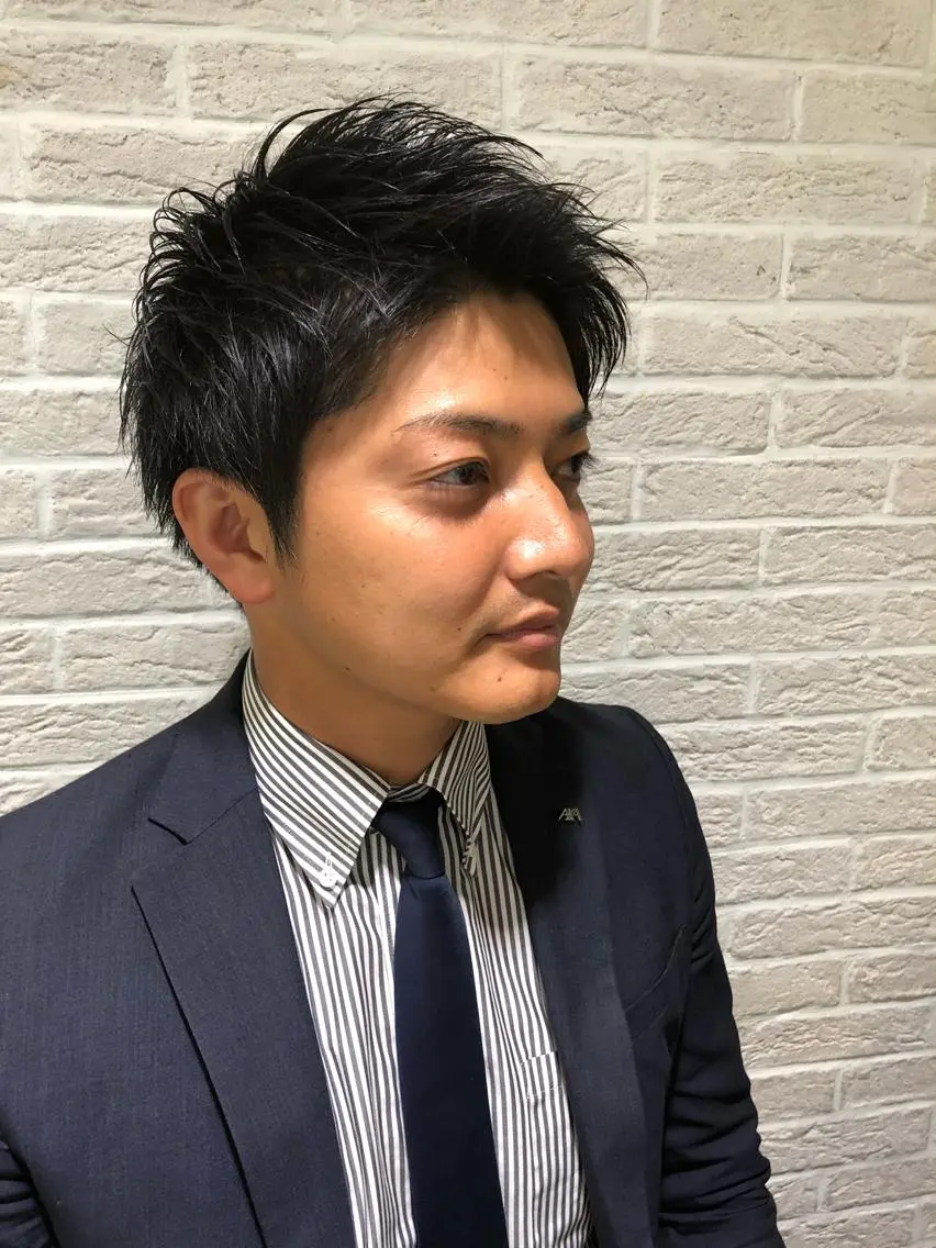メンズ ビジネス 西山 恵太郎のヘアスタイル