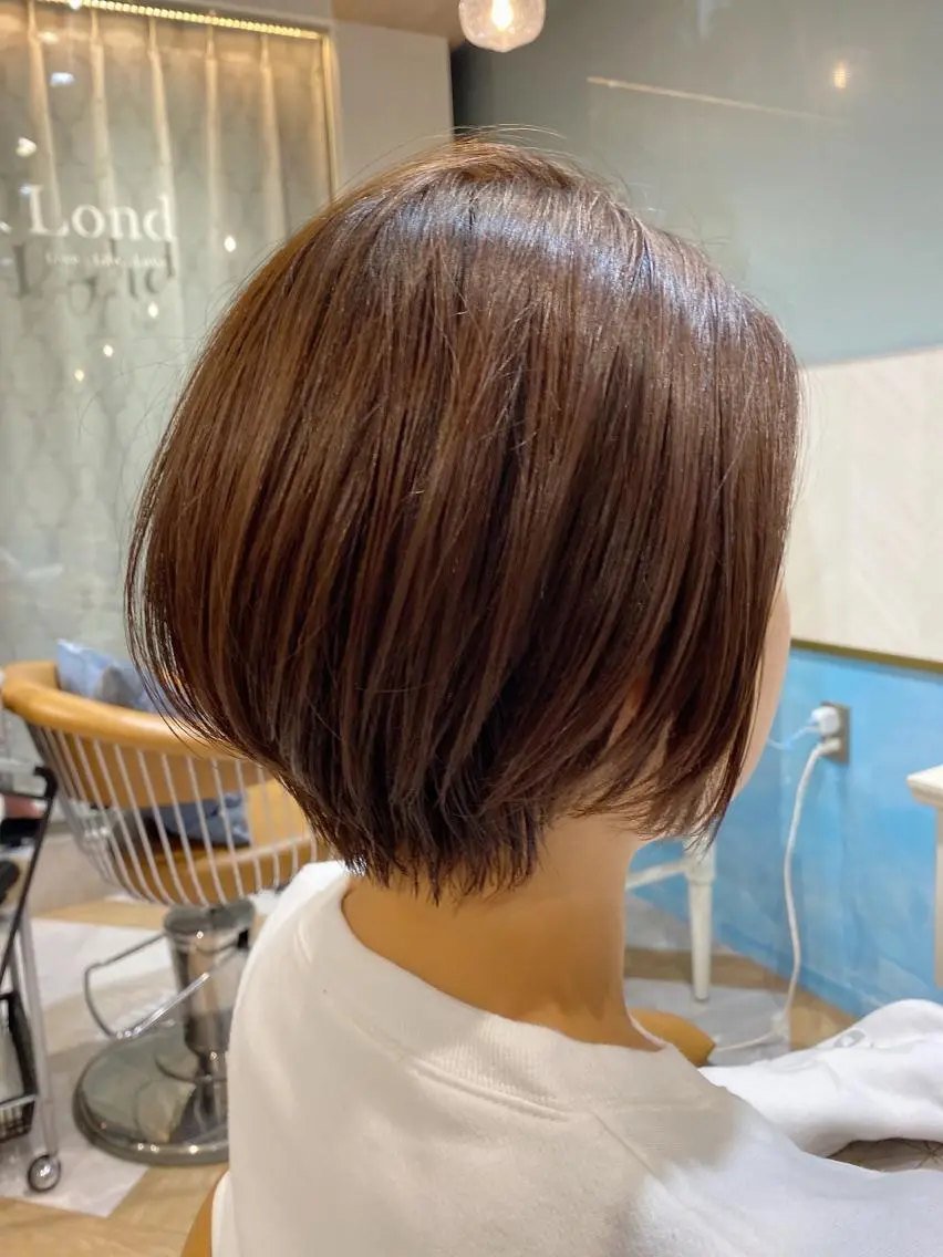 ショート カラー カット ヘアカラー トリートメント 🌟モテ髪ショート 🌟店長 津賀涼のヘアスタイル