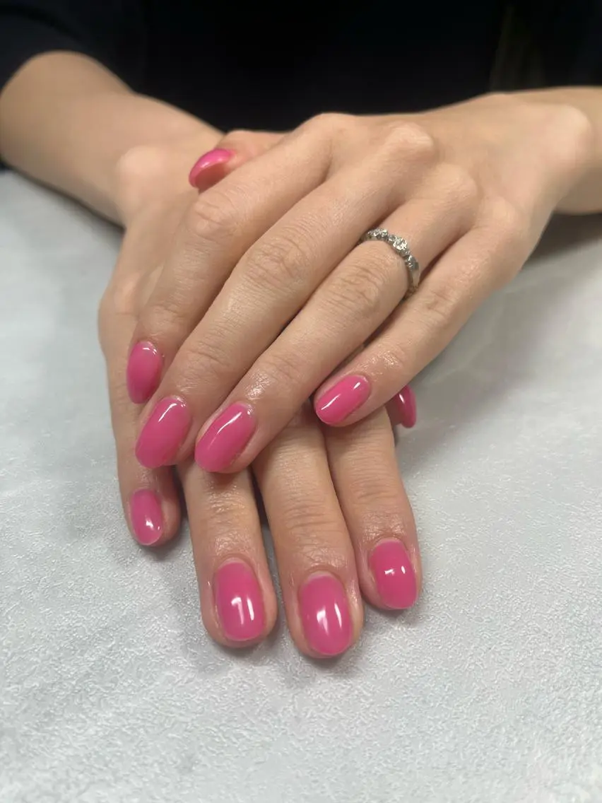 ネイル ピンク ハンドネイル SAKU nail 作島茜のネイルデザイン