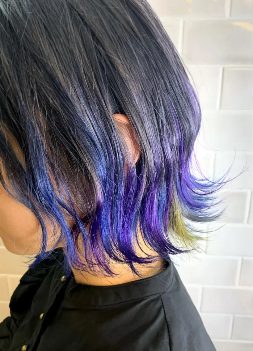 ショート カラー ダブルカラー 木下 旬起のヘアスタイル