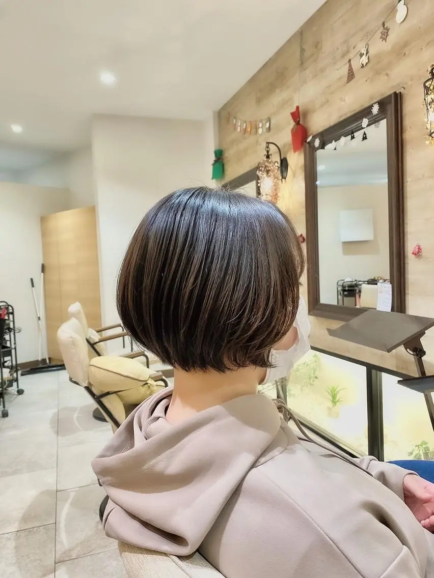 ショート ボブ 似合わせカット ショートヘア 小顔カット 宮腰一磨 ・ショート・ボブ🌿のヘアスタイル