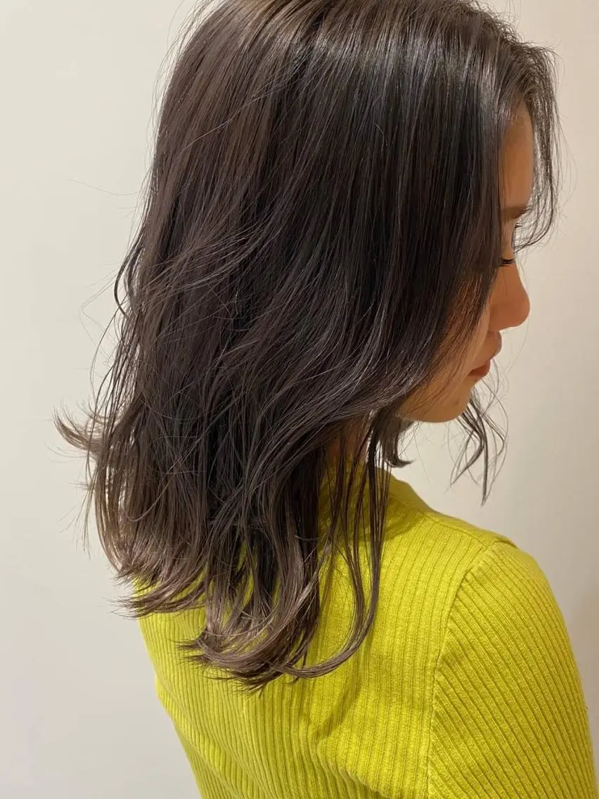 ミディアム カラー 透明感カラー だいや/メンズパーマ メンズカット/名古屋のヘアスタイル