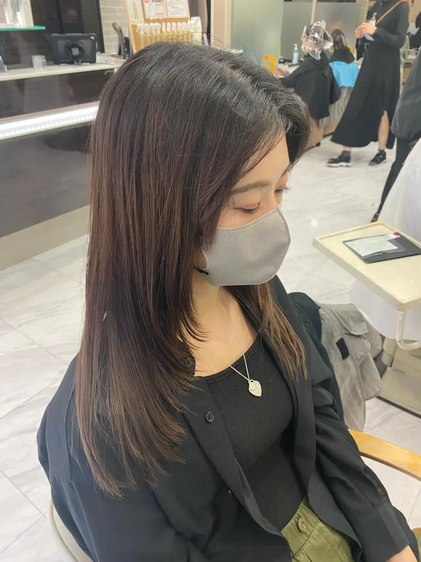 ロング レイヤーカット シャギー 目黒 碧人のヘアスタイル