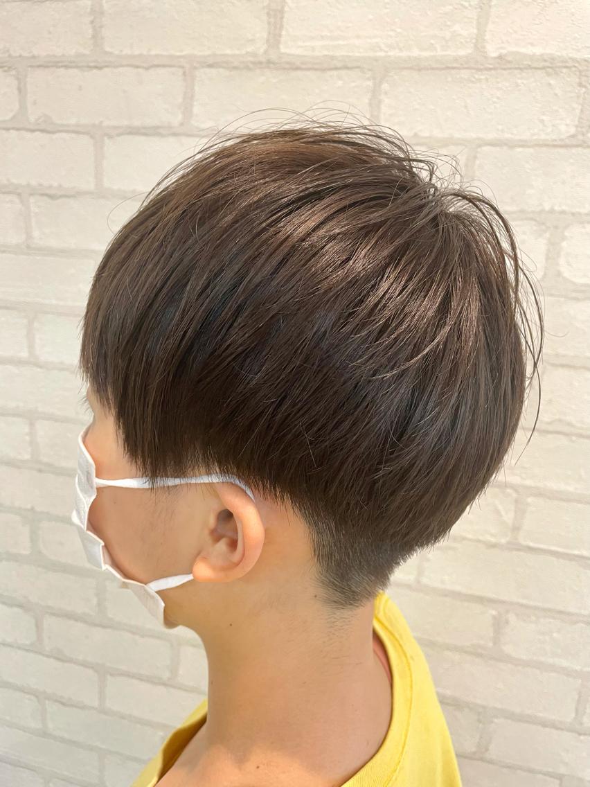 ショート カラー ショートヘア カット ヘアカラー 🐤 ゆい🐓のヘアスタイル