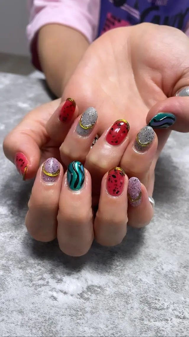 ネイル ハンドネイル Same🎀 所沢ネイルサロンのネイルデザイン