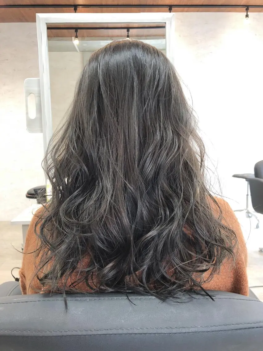 ロング カラー カット ヘアカラー トリートメント 🌈美髪矯正／髪質 改善カラーDaigoのヘアスタイル