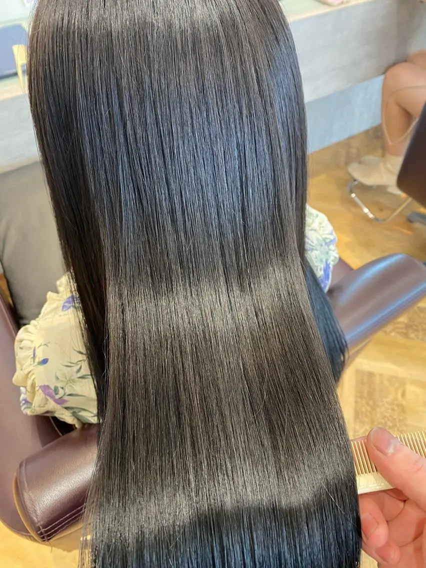 ロング カラー アクアカラー 髪質改善 トリートメント 🫧髪質改善×艶髪 🫧根本泰成🫧のヘアスタイル