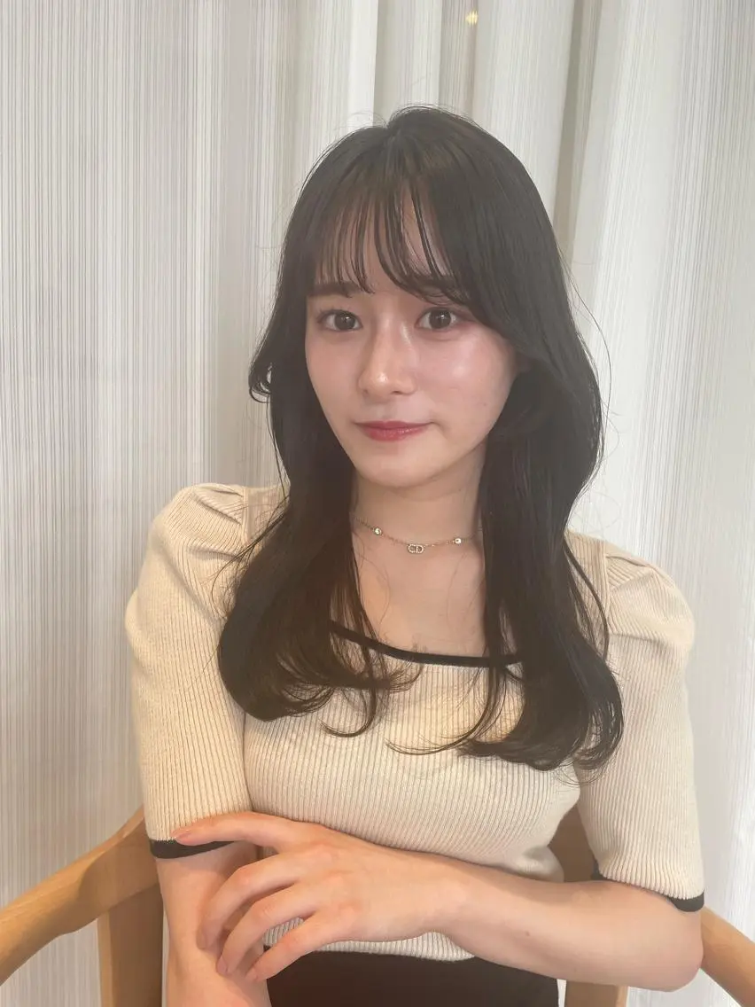 ロング カラー カット レイヤーカット🎀 kanaのヘアスタイル