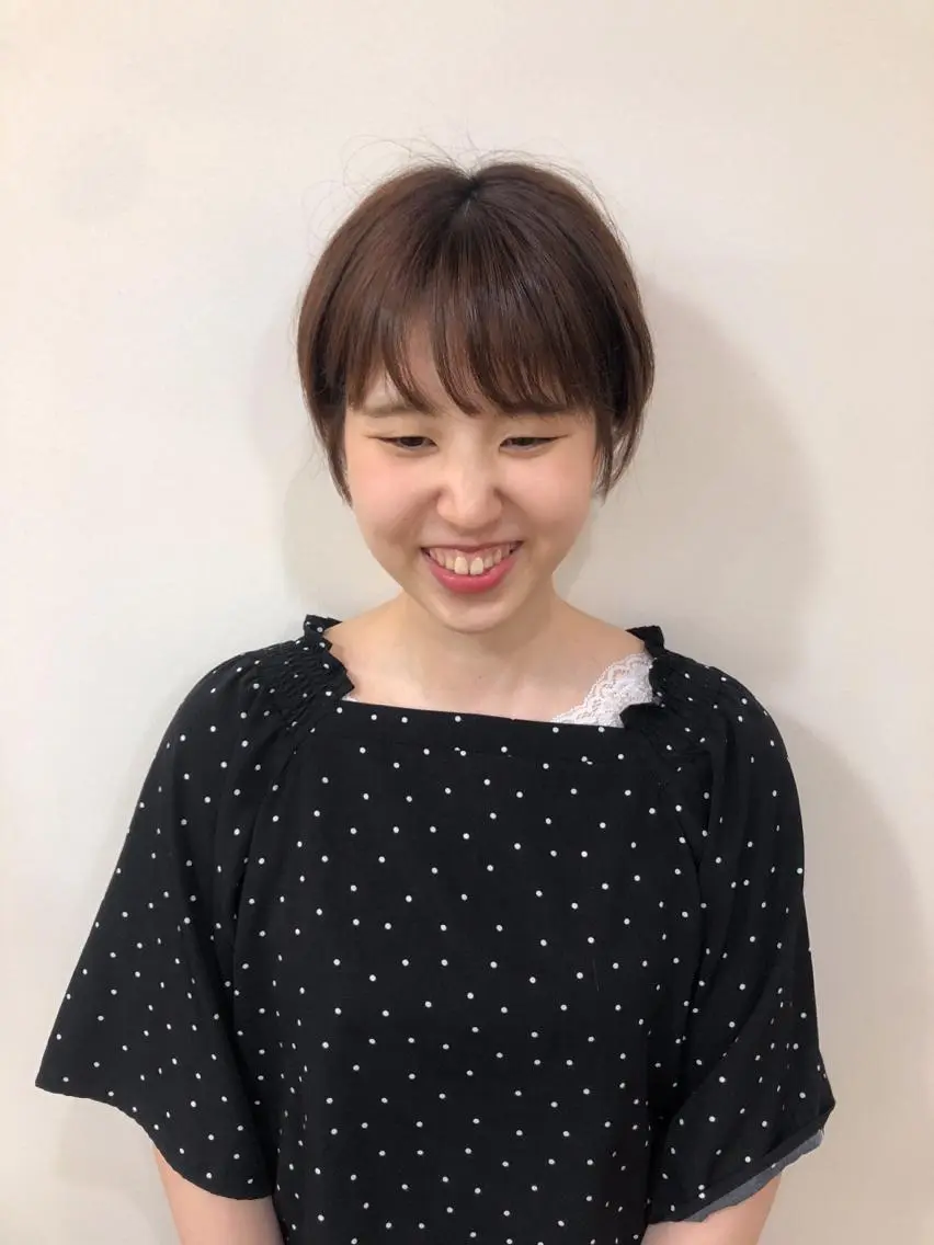 ショート ショートヘア 渡辺 リオのヘアスタイル