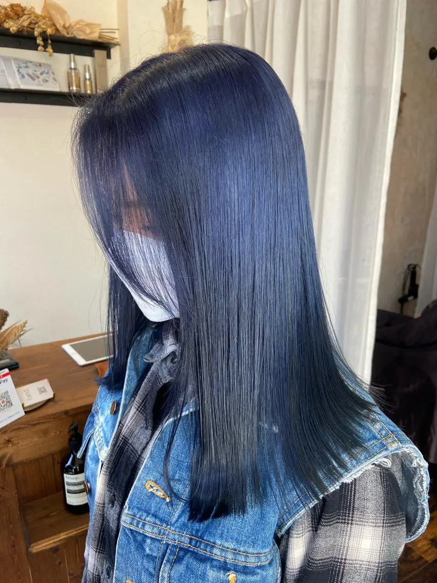 セミロング 髪質改善 柳沼 沙季奈のヘアスタイル