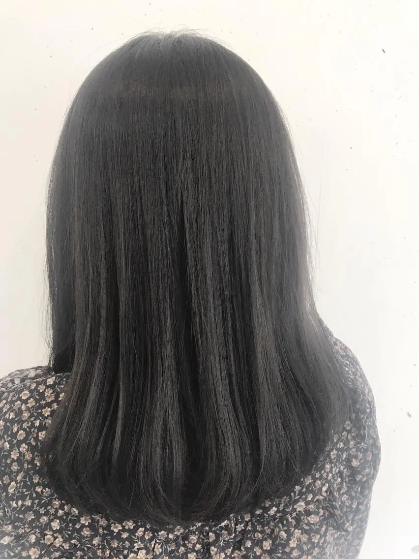 カラー ブルーカラー ブルージュ カット ヘアカラー トリートメント ヘッドスパ グレージュ/髪質改善 Yamato.hのヘアスタイル