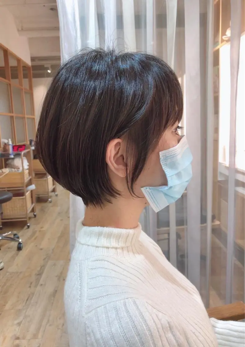ショート ショートボブ ボブ ショートヘア 髪質改善特化 谷口祐綺のヘアスタイル