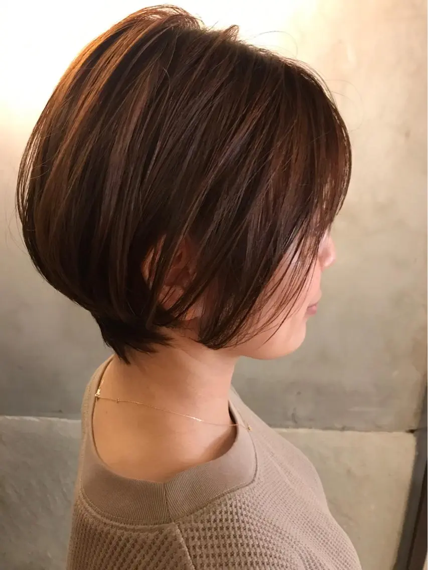 ショート ショートボブ ボブ ショートヘア カット ヘアカラー トリートメント ayane⭐️ボブ・ ショート・パーマのヘアスタイル