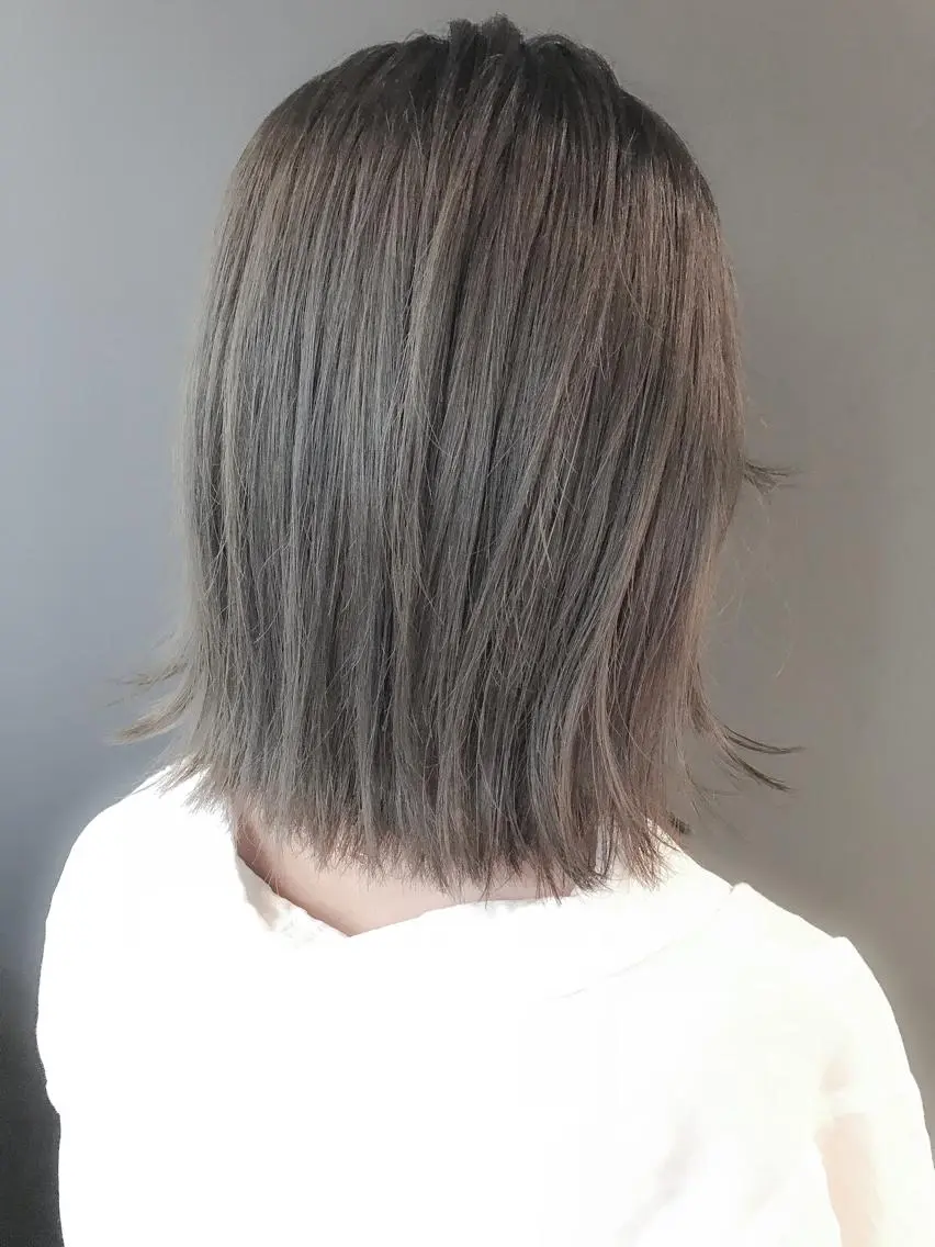 ショート カラー ハイライトカラー ハイライト ヘアカラー BOX mico.のヘアスタイル