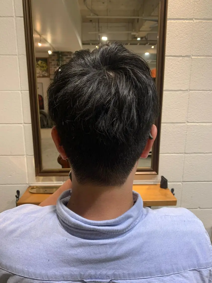 メンズ ショート🌼パーマ 本間正子のヘアスタイル