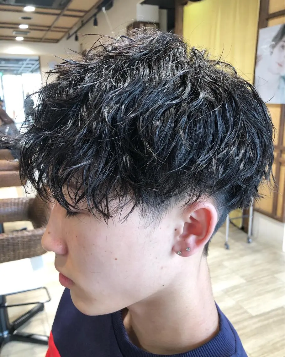 ショート パーマ メンズ カット パーマ 大人パーマ/ メンズ/神田正紀のヘアスタイル