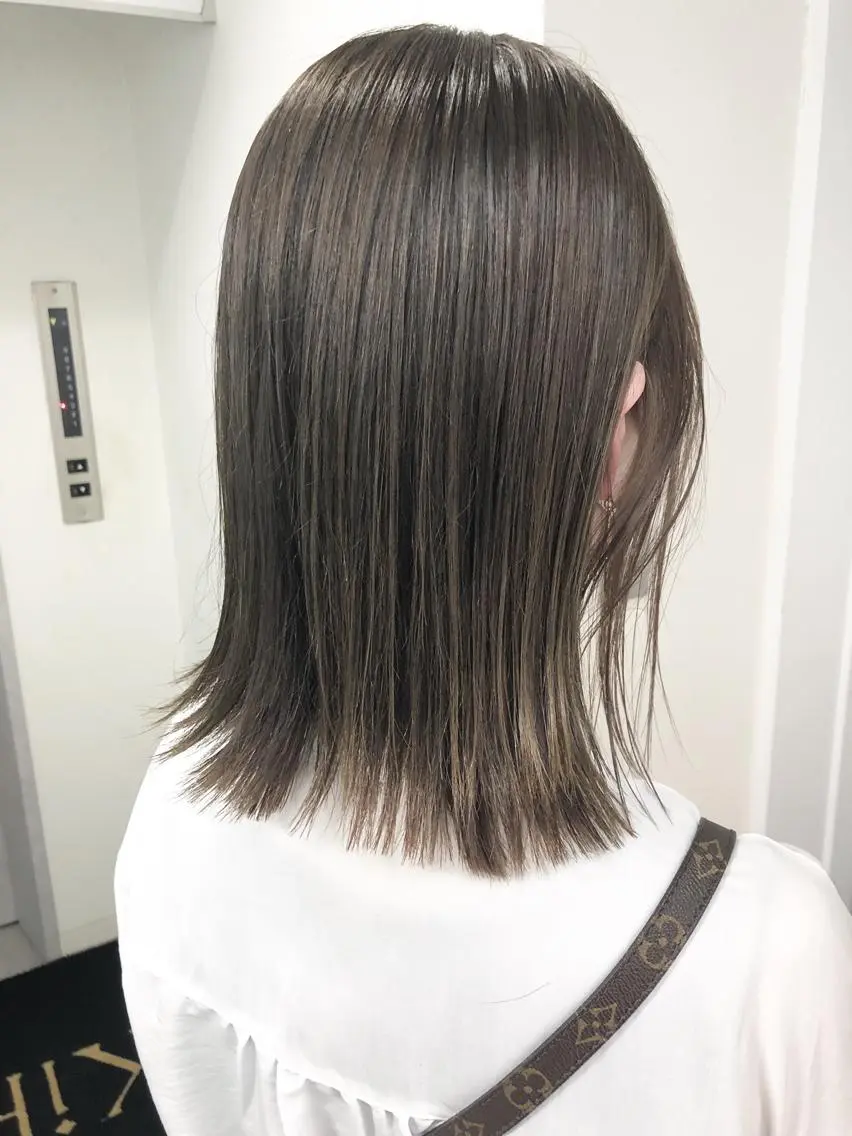 ミディアム カット ヘアカラー トリートメント [仙台髪質改善]小原 弘之のヘアスタイル
