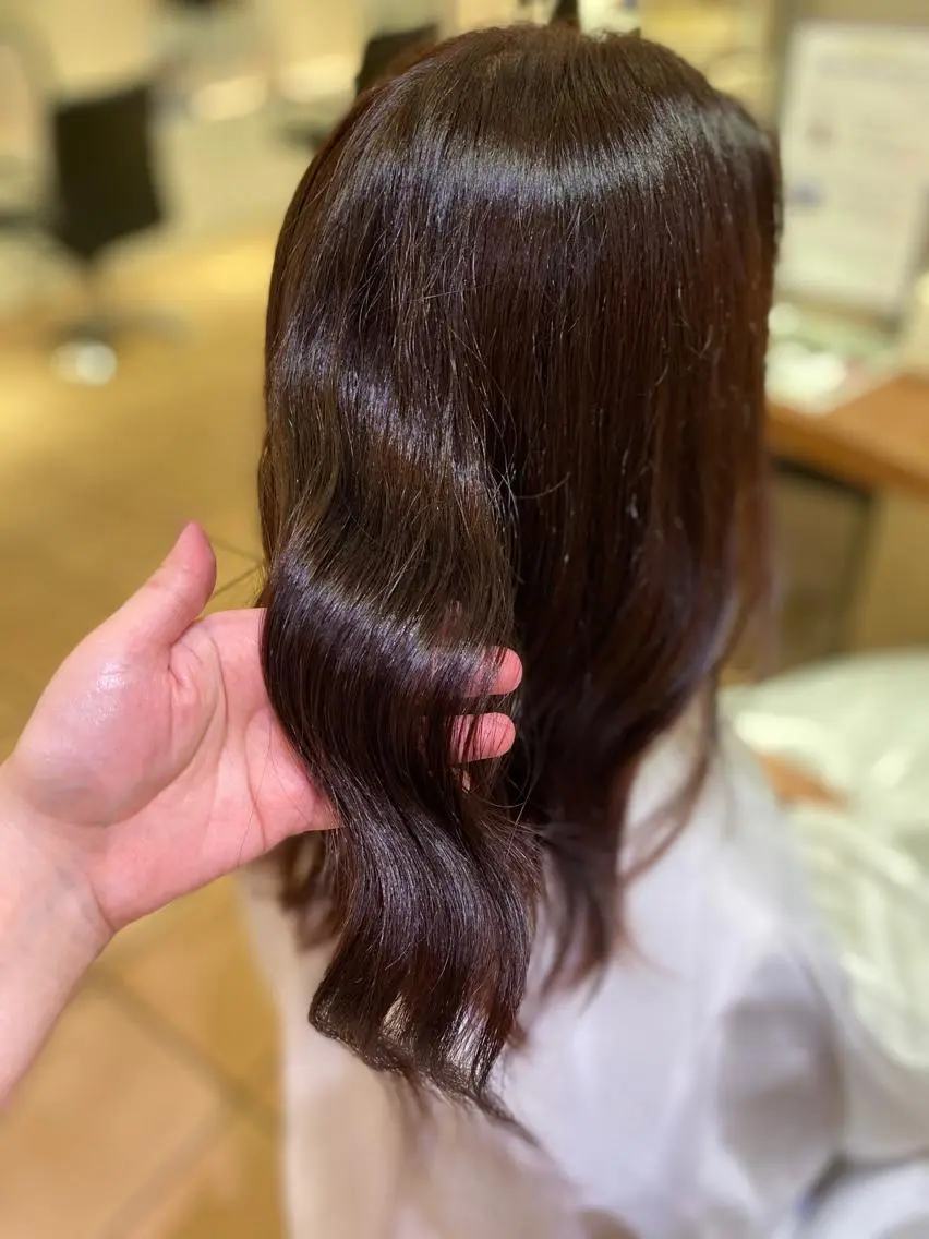 ロング カラー トリートメント 西岡 あつみ/ 堀江美容室のヘアスタイル