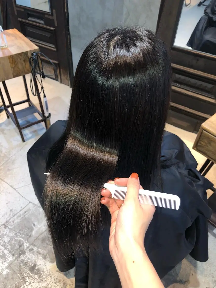 セミロング カラー ヘアアレンジ ヘアカラー トリートメント ヘアセット TOKI /透明感/原宿のヘアスタイル