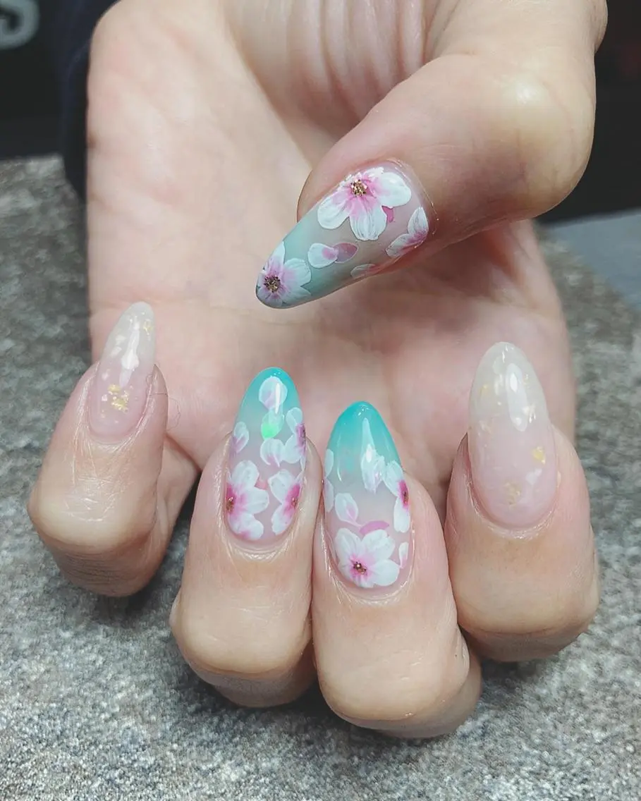 ネイル アートネイル 持ち込み ハンドネイル Am:nail 柏 SUE（スゥ）のネイルデザイン