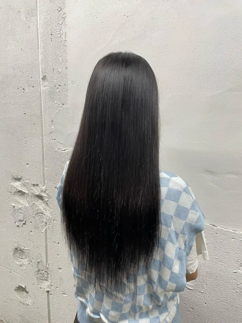 ロング カラー シールエクステ バレイヤージュ ミストバング ダブルカラー  フェイスフレーミング ヘアカラー エクステ 🧡艶髪/エクステ 🫧🧡YUKI❄️のヘアスタイル