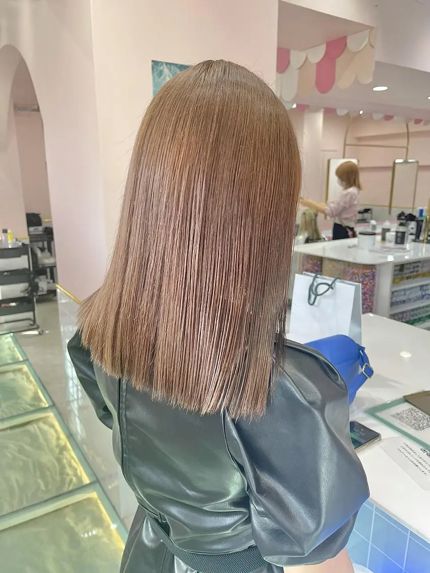 ミディアム ヘアカラー トリートメント 店長 小池アキトのヘアスタイル