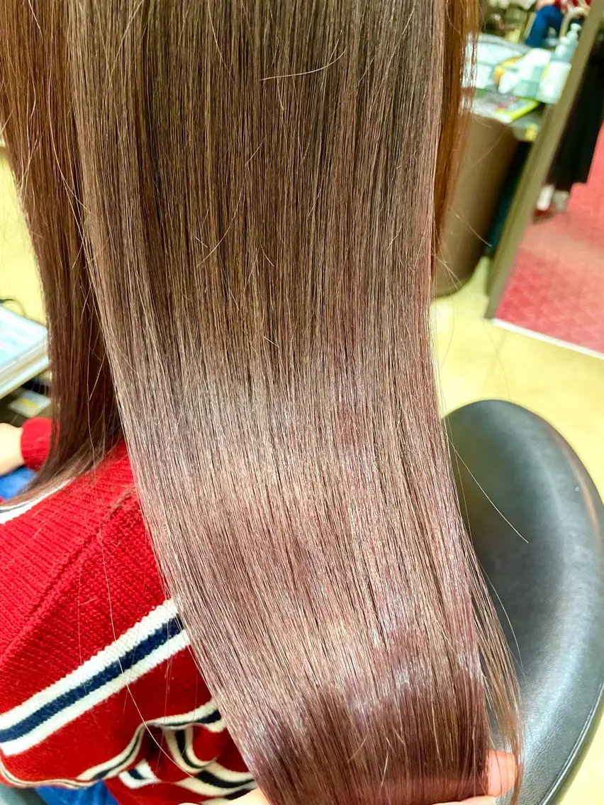 ロング カット ヘアカラー トリートメント 石沢 知康のヘアスタイル