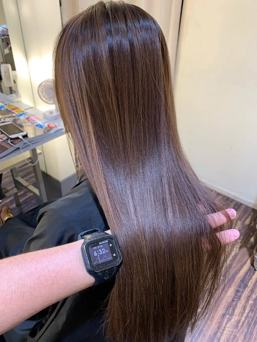 ミディアム カラー トリートメント 髪質改善サロン ARCHE野瀬冬馬のヘアスタイル