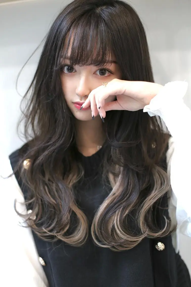 ロング ヘアアレンジ カラー 💎lino _by _ACNE💎 🧸のヘアスタイル