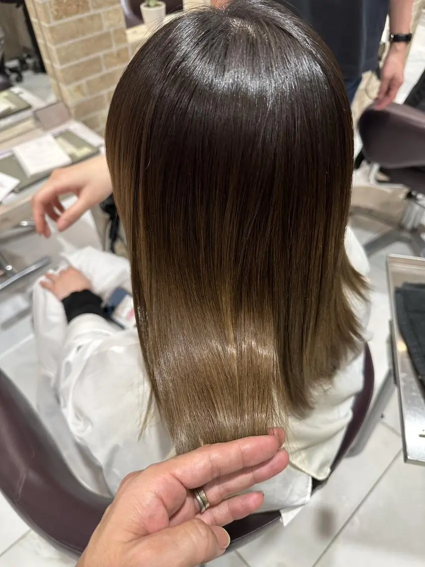 ロング 髪質改善 【GRANDEUR】 Matsuiのヘアスタイル