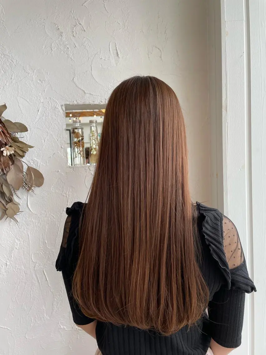ロング 🌸小掛🌸 豊橋外国人風カラーのヘアスタイル