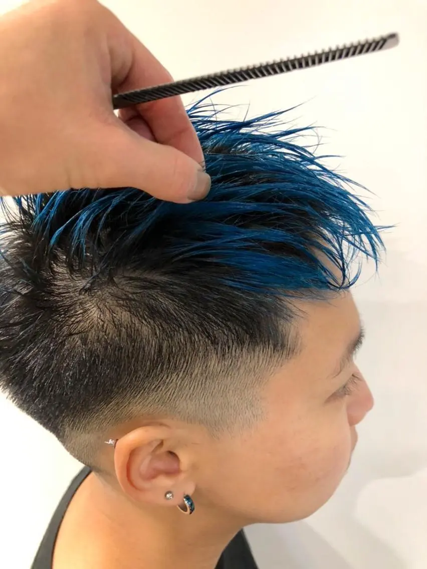 ショート カラー メンズ メンズブリーチ ブリーチ MEN'S特化🌈 KATOのヘアスタイル