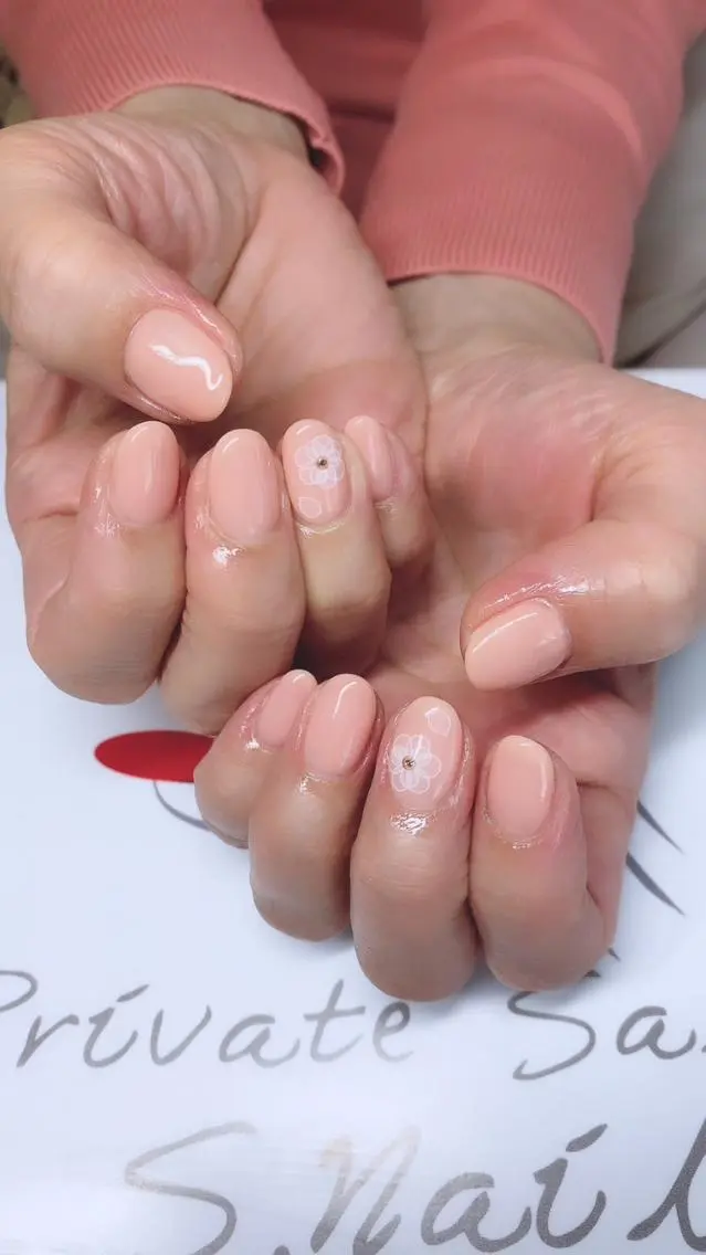 ネイル 西大分S.Nail 𓏲⋆🪸.⋆⸜🫧のネイルデザイン