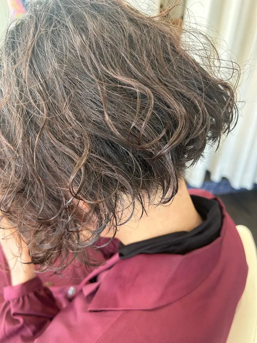 ミディアム パーマ 🌸スタイリスト 山浦美恵のヘアスタイル