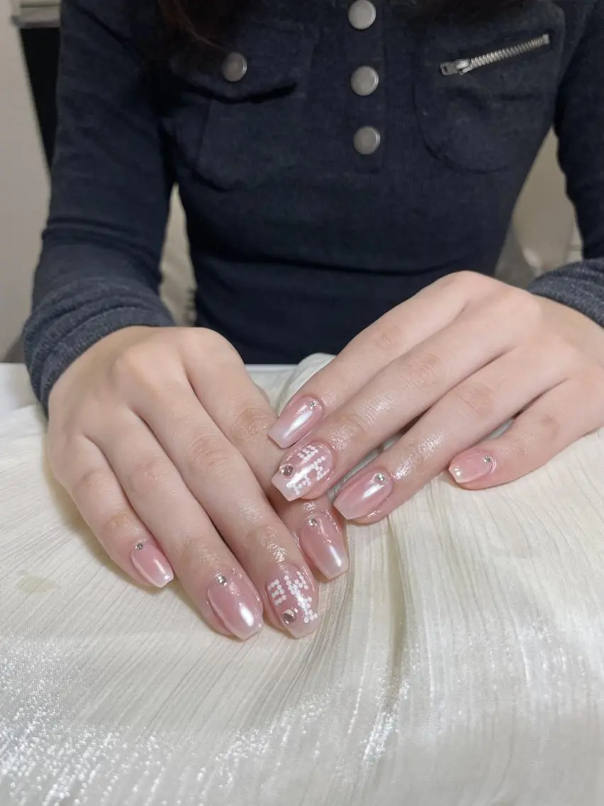 ネイル ハンドネイル ハンドケア 🍑 momo_nailのネイルデザイン