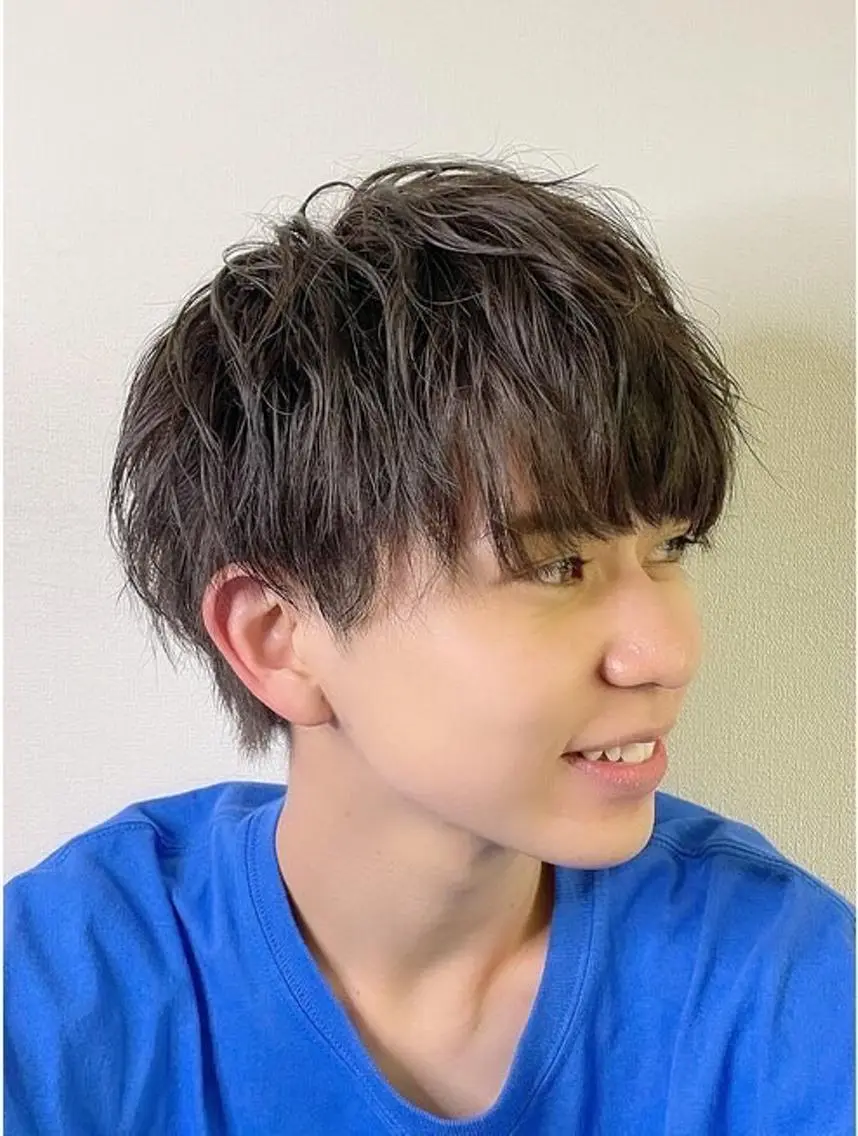 ミディアム カット パーマ トリートメント ambleluxe 🌈透明感カラー中野のヘアスタイル