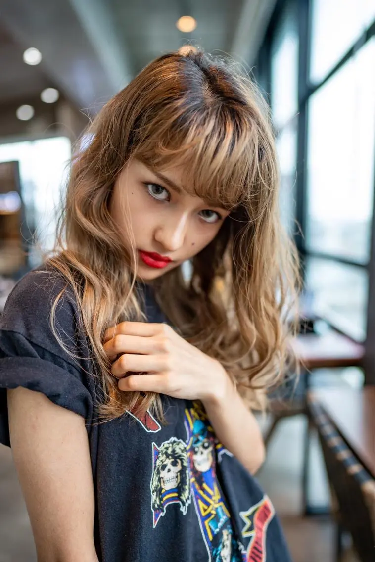 セミロング カラー カット ヘアカラー トリートメント 🉐レイヤー/塩見 弘樹🉐渋谷のヘアスタイル