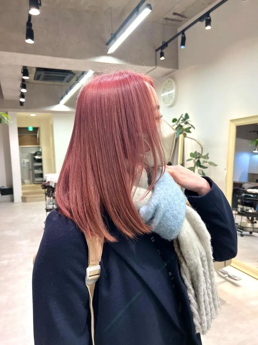 セミロング カラー カット ヘアカラー トリートメント 🍀お悩み改善憧れの 美髪　小林風雅のヘアスタイル