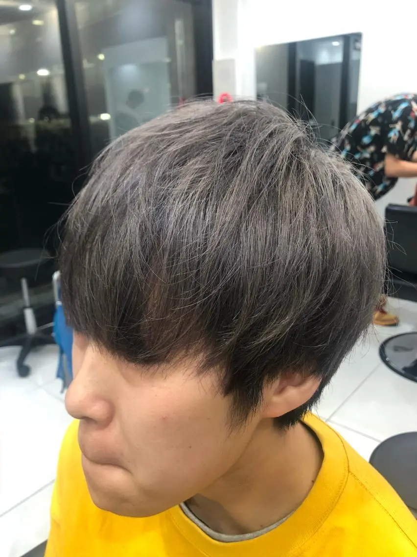 ショート アッシュ ヘアカラー トリートメント 縮毛矯正の達人 ☆ 松本のヘアスタイル