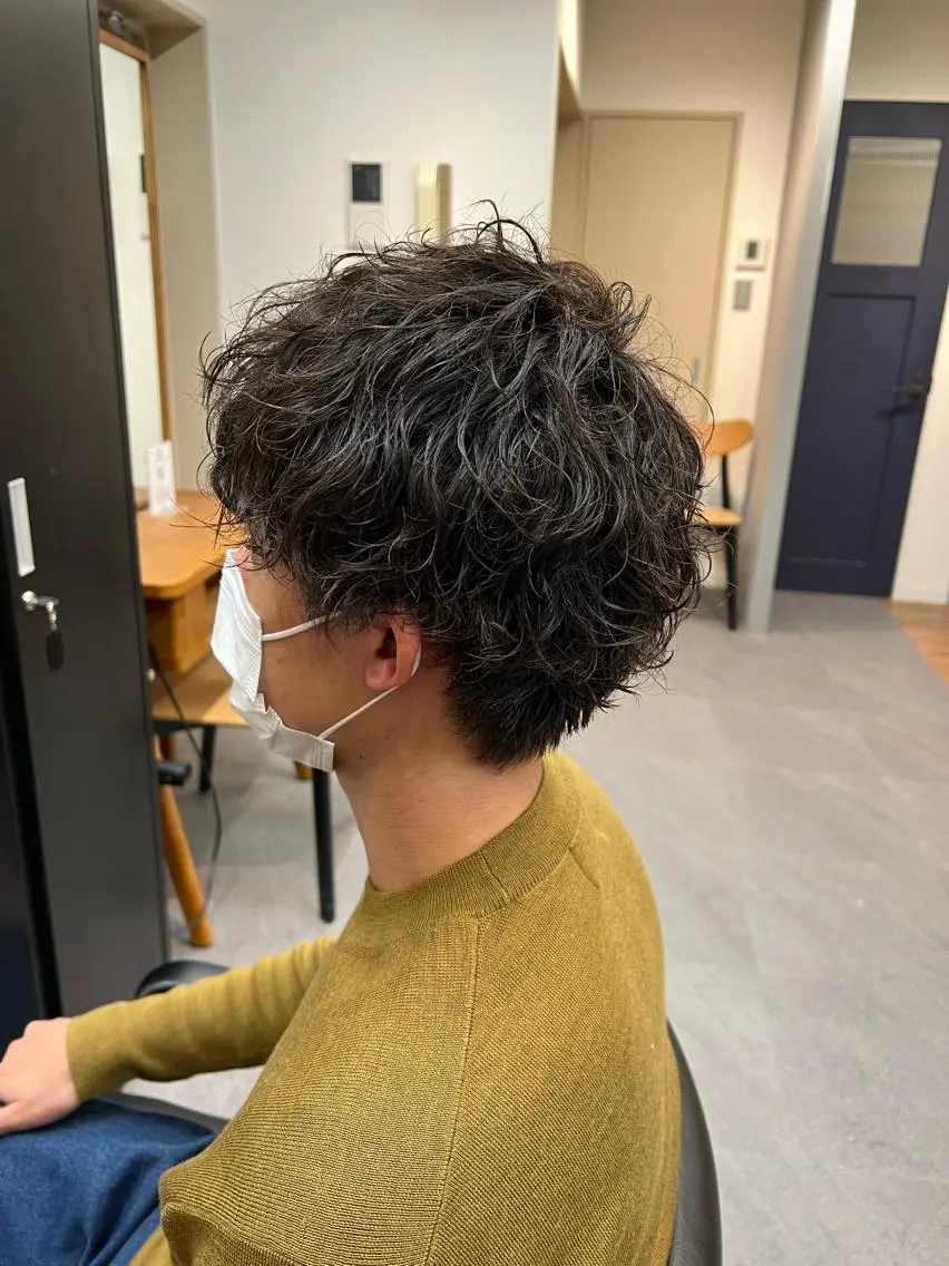メンズ カット パーマ 🌟メンズカット🌟 内田祥太のヘアスタイル