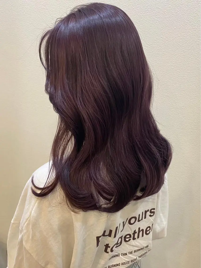 カラー ピンクカラー バイオレットカラー オスズ 🎀´-のヘアスタイル