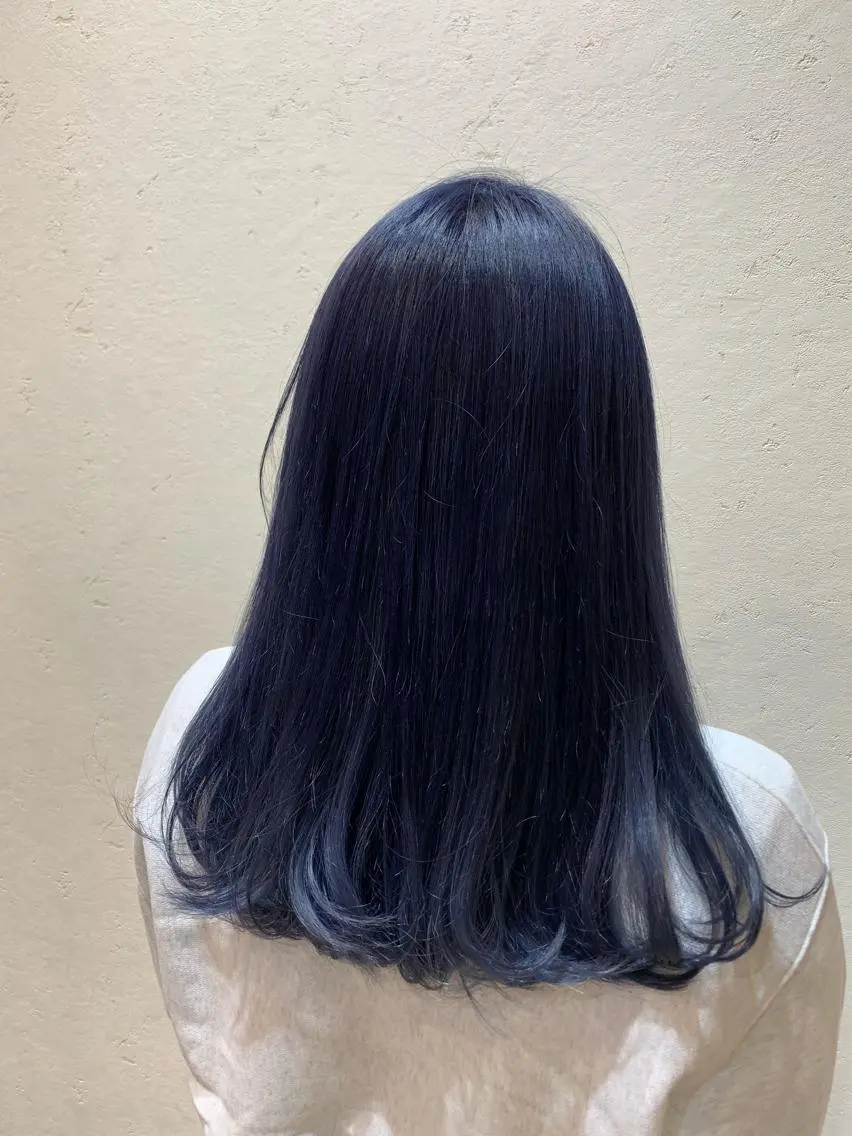 セミロング カラー ヘアカラー トリートメント 天野 開のヘアスタイル