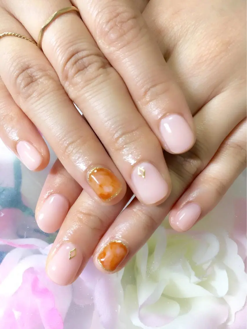 ネイル フットネイル ジェルネイル パラジェル シンプルネイル 冬ネイル clover nailのネイルデザイン