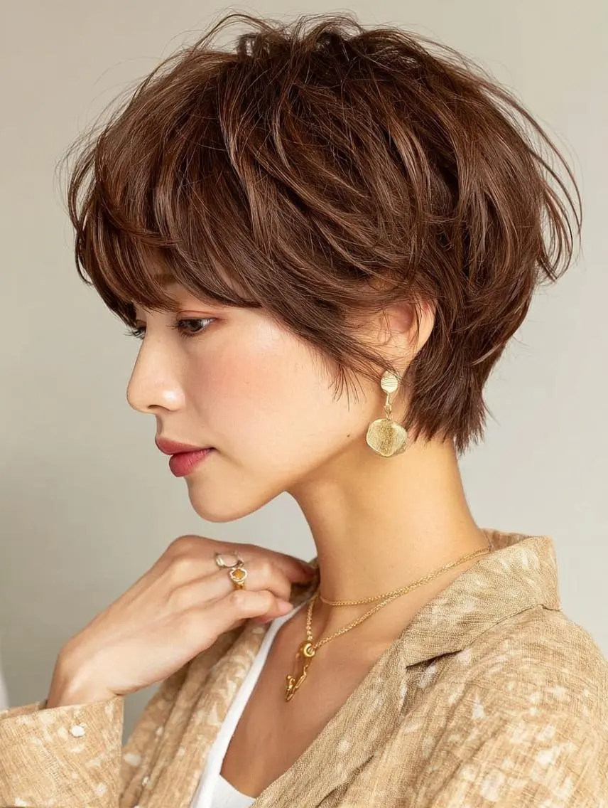 ショート 津田 花望のヘアスタイル