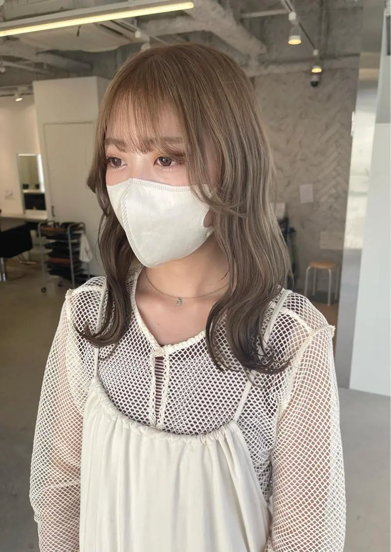 ロング カラー 店長 MANAMI 艶カラー／骨格ボブのヘアスタイル