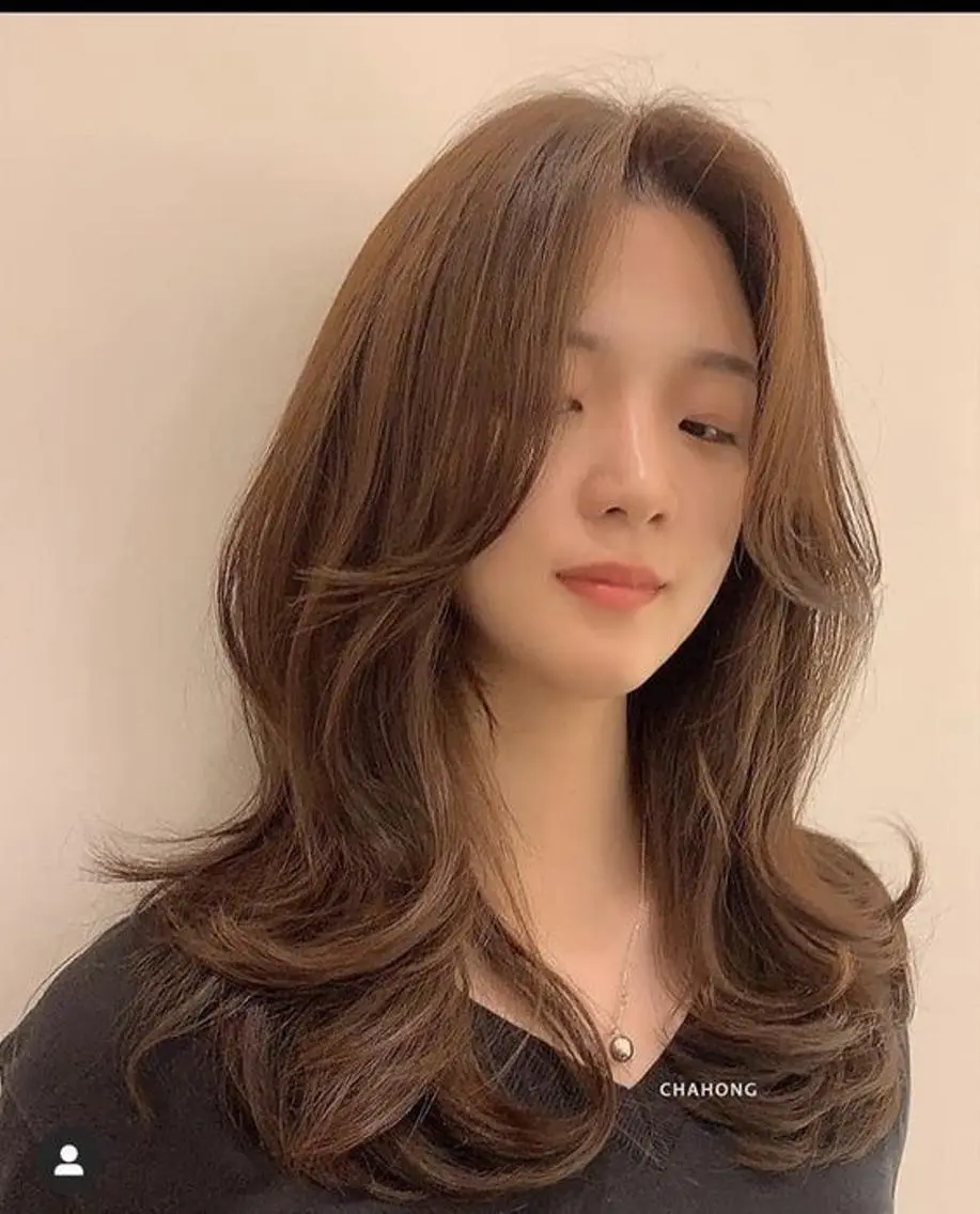 ロング ヘアアレンジ 韓国好き🇰🇷 美容師MIKUのヘアスタイル