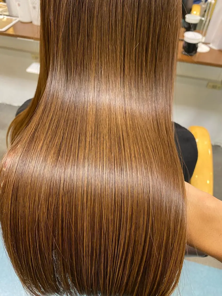 ロング カラー 髪質改善 トリートメント カット ヘアカラー トリートメント 【髪質改善】に特化 オリーブオイルクラブのヘアスタイル