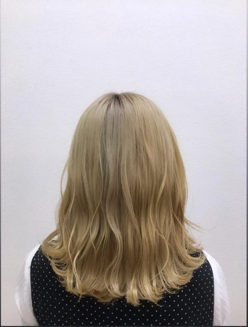 ミディアム もりたみかこ 美容師お休み中のヘアスタイル