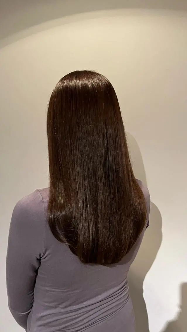 ロング カラー ミディアムレイヤー/ 艶カラー🎀 emiのヘアスタイル