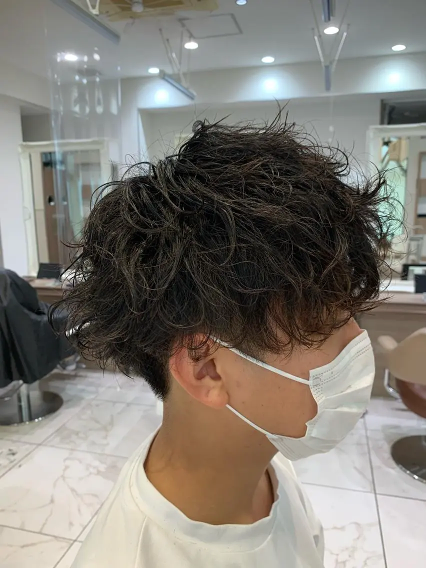 パーマ メンズ カット パーマ REM【阿佐ヶ谷】 MEGUのヘアスタイル